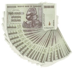 Zimbabwe. 24 x 200.000.000 Dollars. Banknote. Type 2008. - UNC.