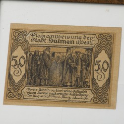 Gemany (Prussia). 50/75 Pfenning + 1/1,5/2/2,5 Mark. Notgeld. Type 1921. Type Dülmen Westfalen. - UNC.