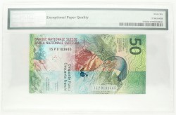 Switserland. 10 Franken PMG 64EPQ / 20 Franken PMG 66EPQ / 50 Franken 66EPQ. Banknote. Type 2015/2016.