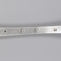 Brijlepel (Potagie lepel), H.A. Hackenberg, Middelburg 1834, zilver.