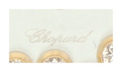 Chopard 18K geelgouden 'Happy Diamond' collier bezet met diamant.