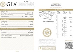 0.52ct. GIA-gecertificeerde natuurlijke diamant.