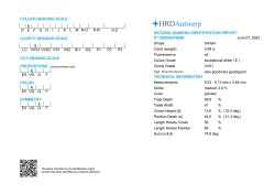 0.48ct. HRD-gecertificeerde natuurlijke diamant.