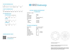 1.04ct. HRD-gecertificeerde natuurlijke diamant.