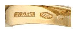 No Reserve - Bvlgari 18K geelgouden 'Allegra' ring bezet met ca. 9.13 ct. citrien.