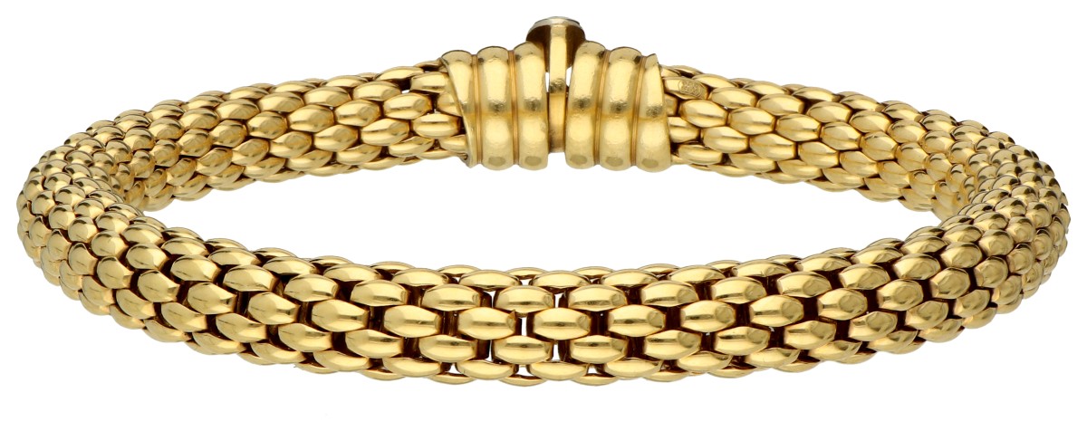 No Reserve - Fope 18K geelgouden mesh armband