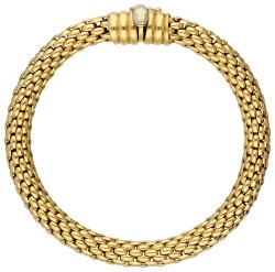 No Reserve - Fope 18K geelgouden mesh armband