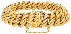 No Reserve - 18K Geelgouden schakel armband