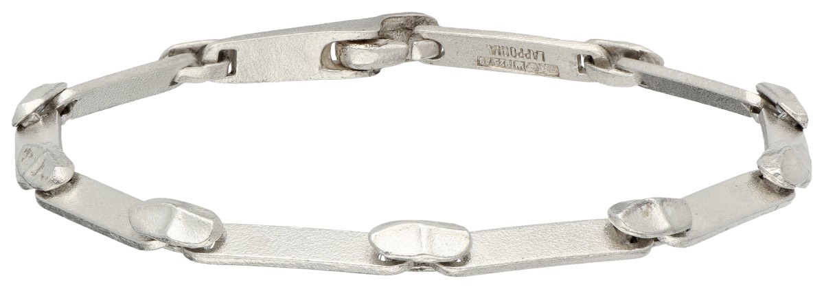 No Reserve - Lapponia Sterling zilveren schakel armband