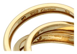 No Reserve - Cartier 18K geelgouden 'constellation trinity triple' ring bezet met ca. 0.30 ct. diamant.