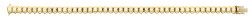 No Reserve - 18K Geelgouden tennisarmband bezet met ca. 3.44 ct. diamant.