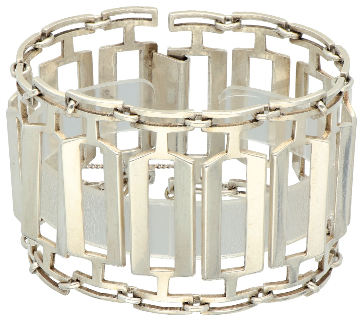 No Reserve - Noorse Sterling zilveren schakel armband