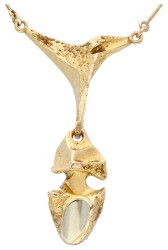 No Reserve - Lapponia 14K geelgouden Kaira hanger aan collier.