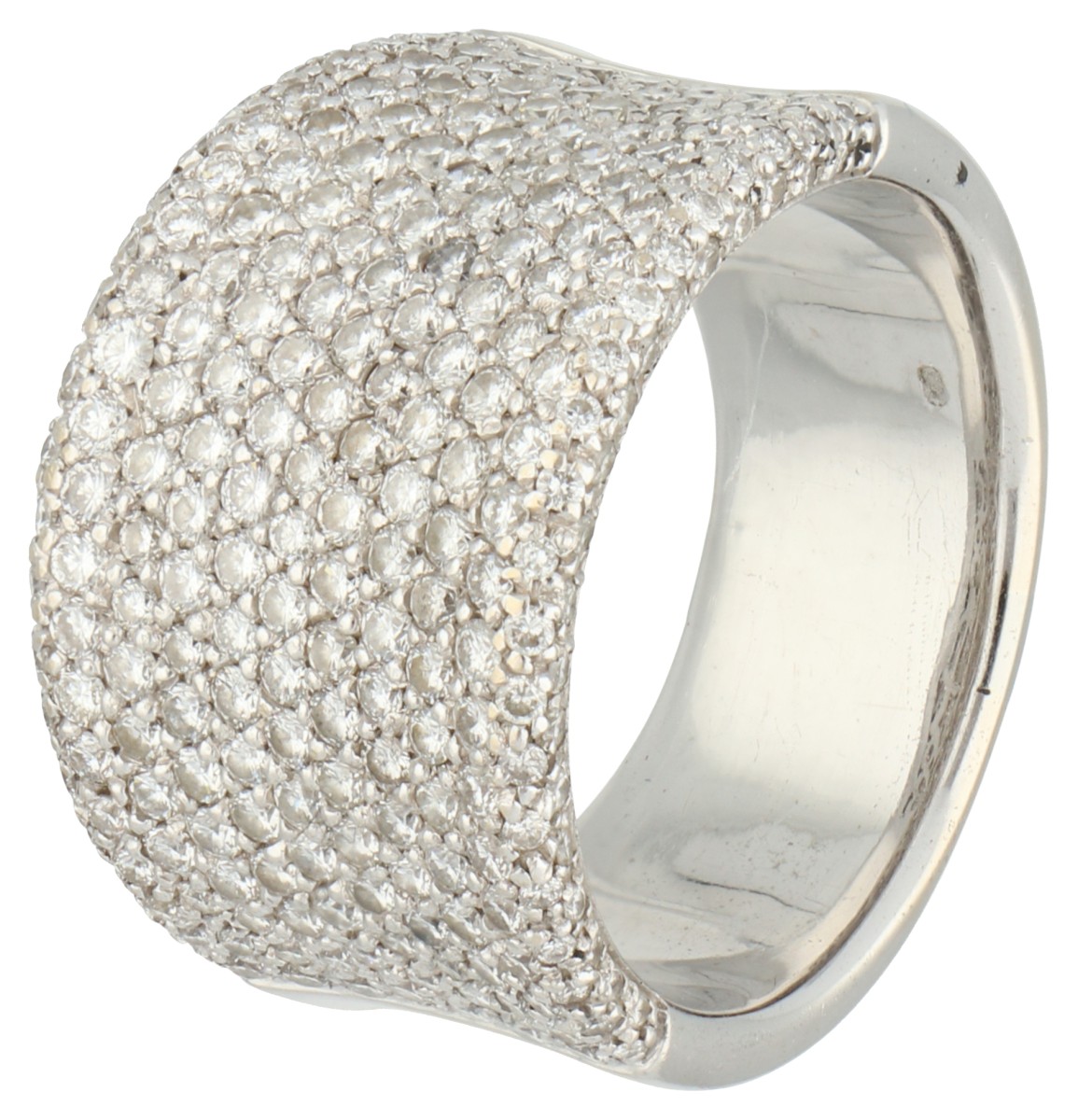 No Reserve - Pasquale Bruni 18K witgouden design ring bezet met ca. 1.71 ct. diamant.