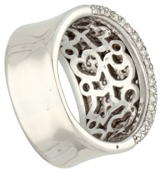 No Reserve - Pasquale Bruni 18K witgouden design ring bezet met ca. 1.71 ct. diamant.