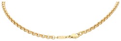 Chopard 18K geelgouden Happy Diamonds elephant hanger aan collier