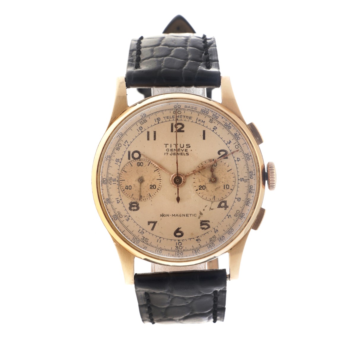 No Reserve - Titus Chronograph Suisse - Herenhorloge. 