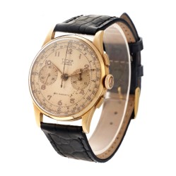 No Reserve - Titus Chronograph Suisse 18K. - Herenhorloge. 
