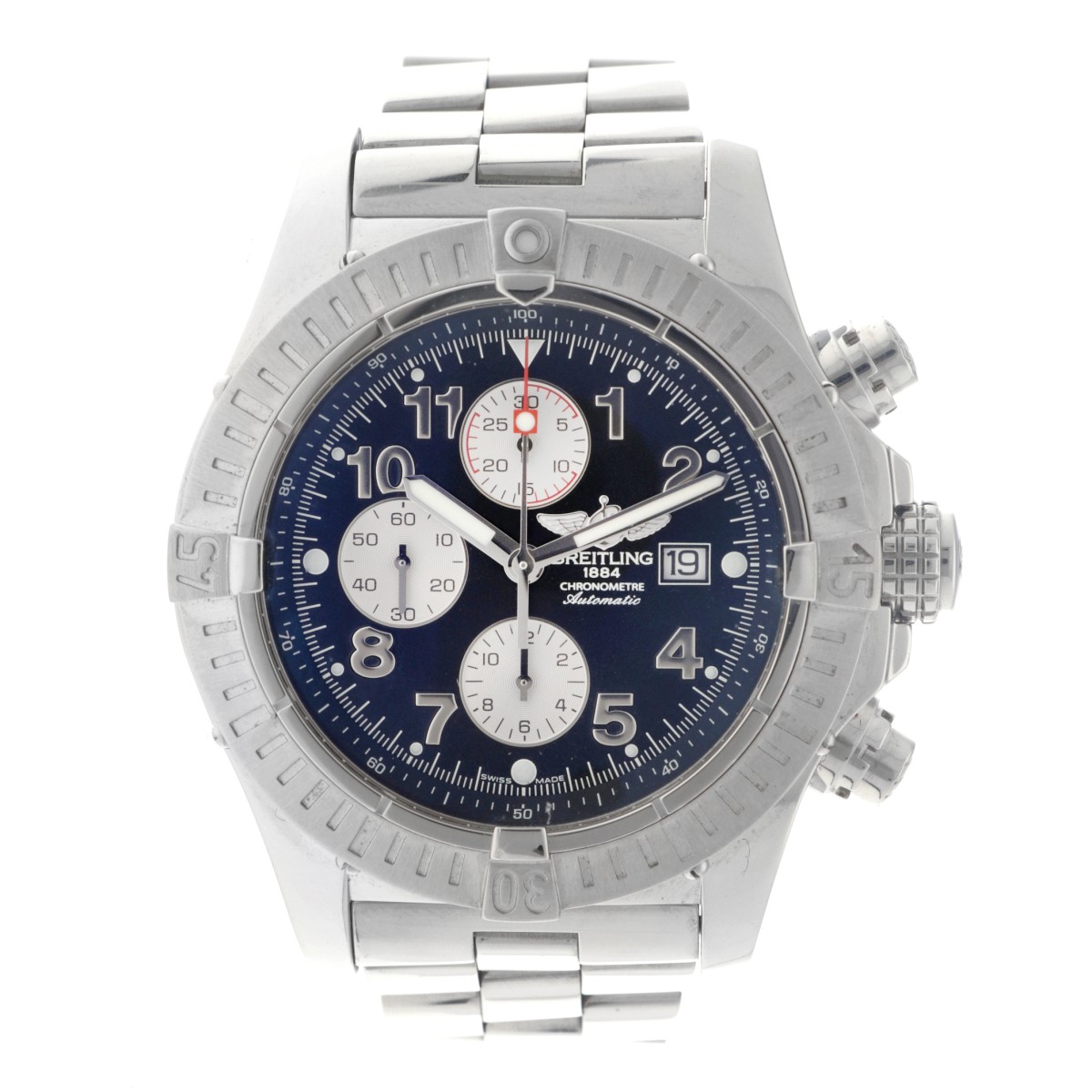 No Reserve - Breitling Super Avenger A13370 - Herenhorloge - 2006.