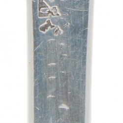 (4) delige lot bestekdelen (Nederland 18e eeuw) zilver.