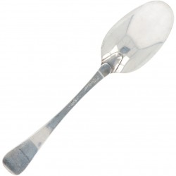 (4) delige lot bestekdelen (Nederland 18e eeuw) zilver.