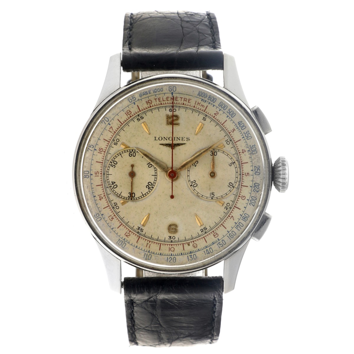 No Reserve - Longines Flyback Chronograph 5982-5 - Herenhorloge - ca. 1955. 