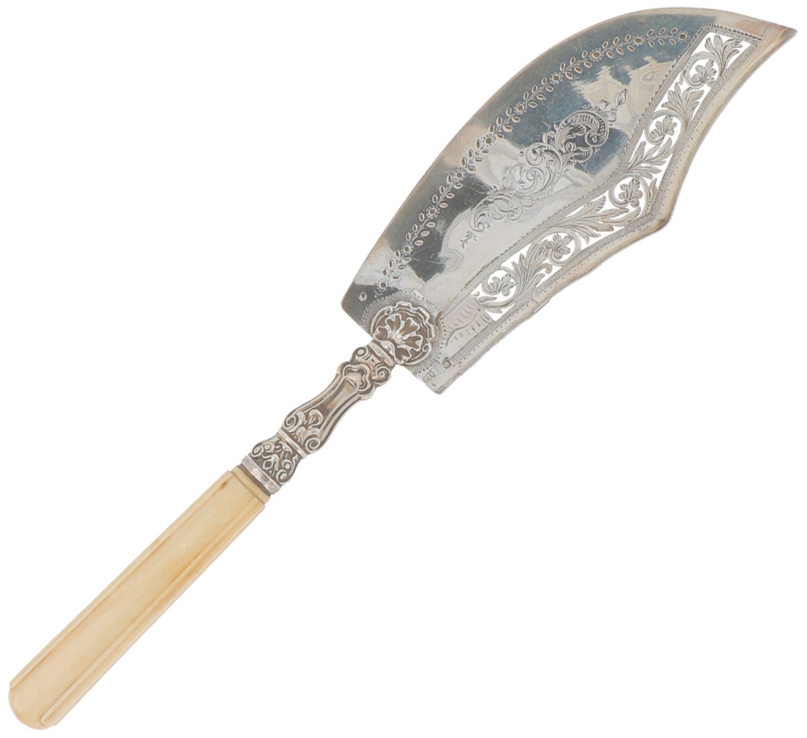 Visschep zilver.