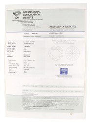 No Reserve - 18K Witgouden gecertificeerde solitair oorstekers bezet met ca. 2 ct. diamant.