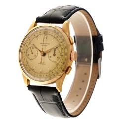 No Reserve - Chronograph Suisse 18K. - Herenhorloge. 
