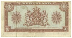 Nederland. 1 Gulden. Misdruk. - Zeer Fraai.