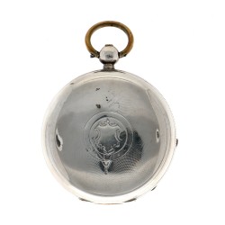 No Reserve - Waltham Mass. 925/1000 zilver - Herenzakhorloge - ca. 1800 - 1850.