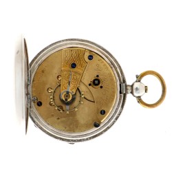 No Reserve - Waltham Mass. 925/1000 zilver - Herenzakhorloge - ca. 1800 - 1850.