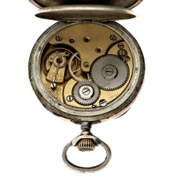 No Reserve - Omega Ankergang zilver 800/1000 - Heren zakhorloge - ca. 1958.