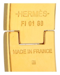 No Reserve - Hermès 'CLIC H' armband met oranje emaille. 