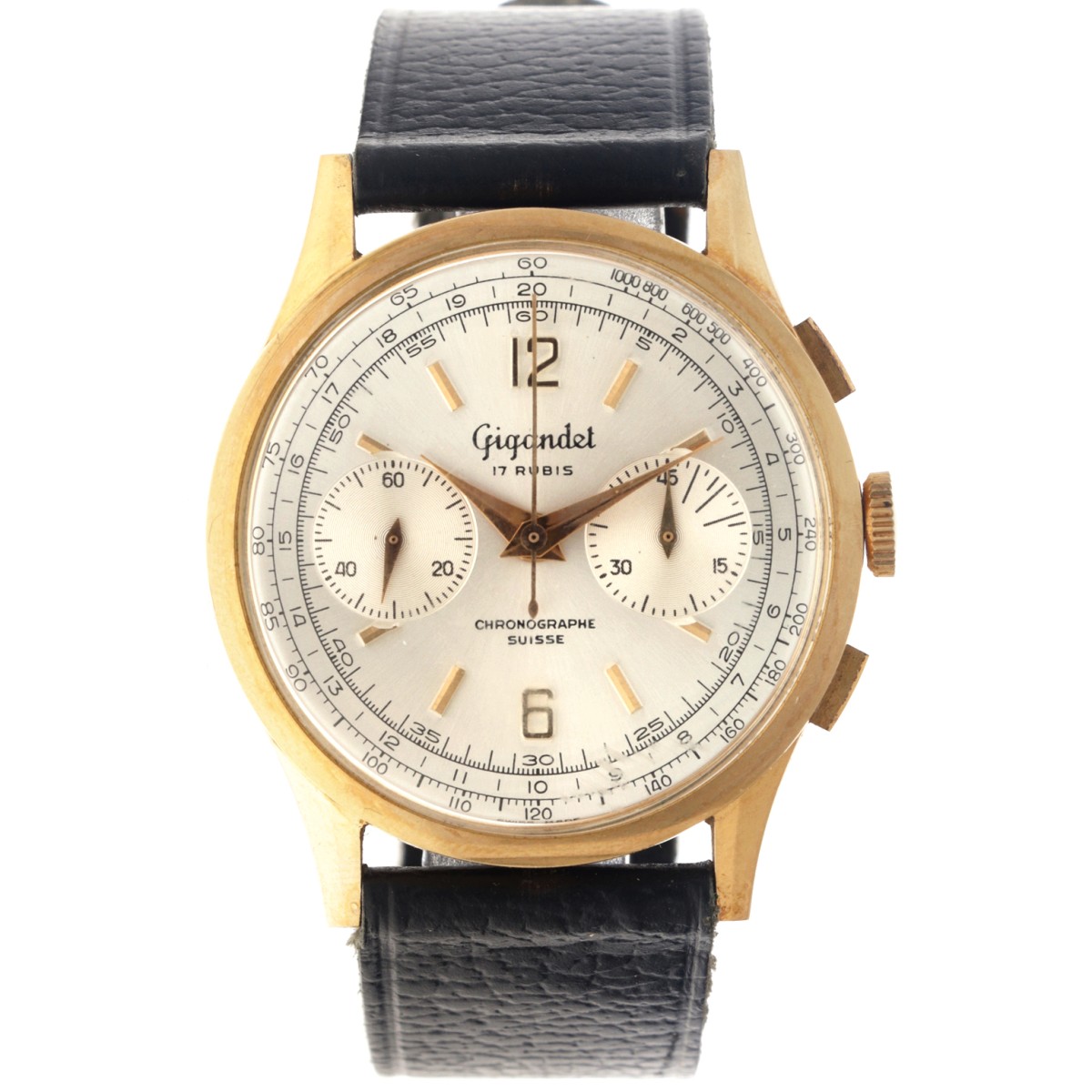 No Reserve - Gigandet Vintage Chronograph 18K. - Herenhorloge. 