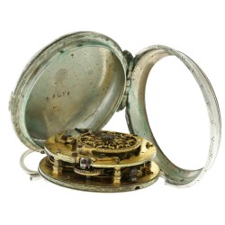 No Reserve - Lambrechts Zilver (925/1000) Snek Spillegang - Heren zakhorloge - ca. 1850 Hasselt, Nederland.