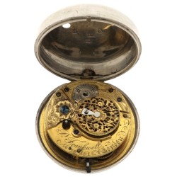 No Reserve - P. Frankwell Snek Spillegang Zilver (925/1000) - Heren zakhorloge - ca. 1759, London.