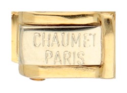 No Reserve - Chaumet 18K geelgouden oorhangers 'Toi je t'aime' met bois d'amourette.