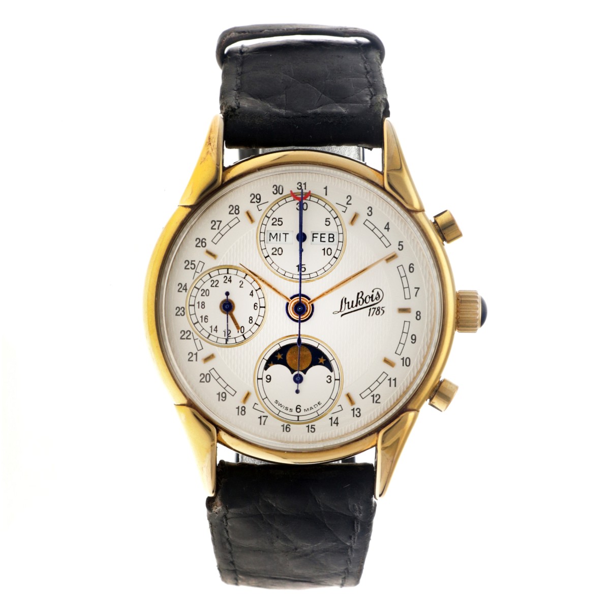 No Reserve - Du Bois Triple Date Moonphase - Herenhorloge.