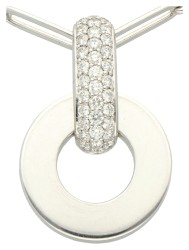 No Reserve - 18K Witgouden LeChic collier bezet met totaal ca. 0.18 ct. diamant.