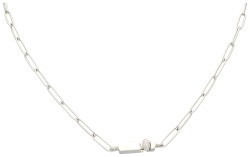 No Reserve - 18K Witgouden LeChic collier bezet met totaal ca. 0.18 ct. diamant.