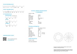 No Reserve - 3.01 ct. HRD-gecertificeerde natuurlijke diamant.