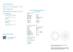 No Reserve - 1.10 ct. HRD-gecertificeerde natuurlijke diamant.