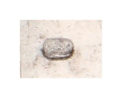 No Reserve - 18K Witgouden ring bezet met heliodoor en ca. 1.36 ct. diamant