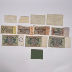 Germany. lot 12 Banknotes. Noodgeld. Type ND. - Very fine.