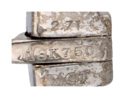 No Reserve - 18K Witgouden bangle armband bezet met ca. 2.71 ct. diamant.