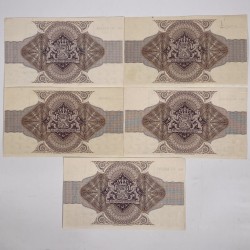Nederland. lot 5 biljetten. Aandelen. Type ND. - Prachtig.