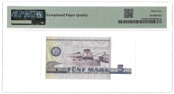 Germany. 5 Mark. Banknote. Type 1975. - PMG 64EPQ