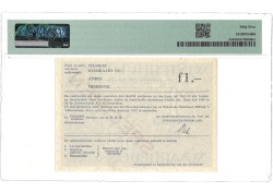 Nederland. 1 Gulden. Specimen. Type 1941/1942. Type Winterhulp - PMG 55