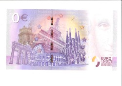 Europe. 0 Euro. Souvenir Banknote. Type 2019. - UNC.